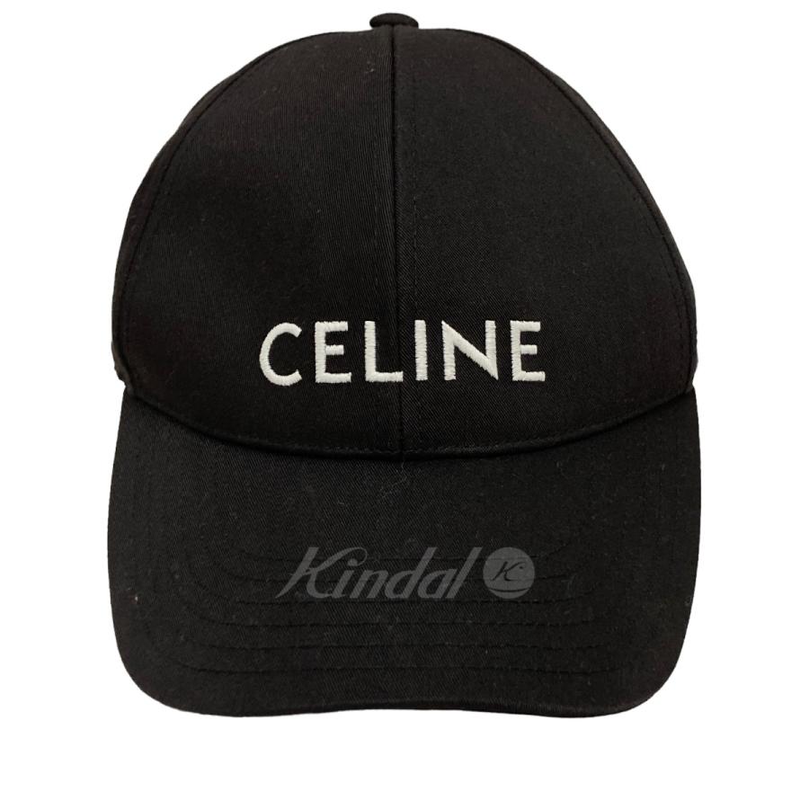 セリーヌ CELINE ロゴキャップ ブラック サイズ：L｜kindal｜02