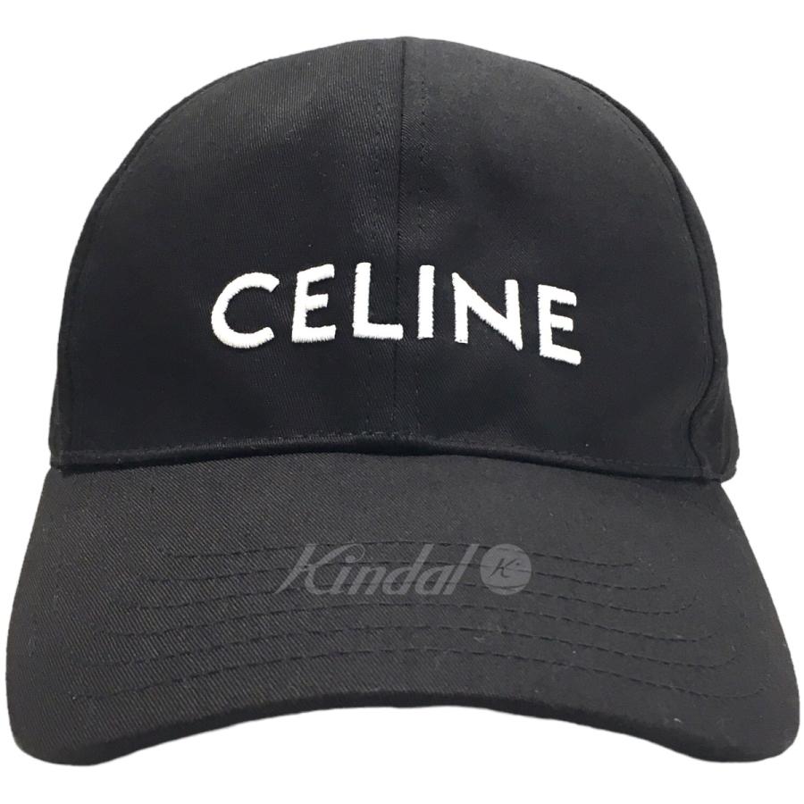 セリーヌ CELINE ベースボールキャップ／コットン ブラック サイズ：M｜kindal｜02
